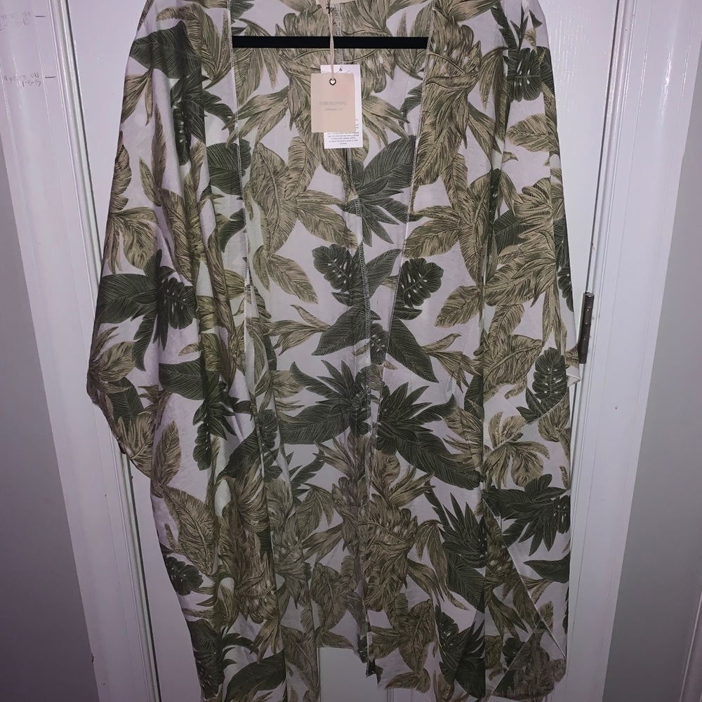 Palm Leaf Kimono